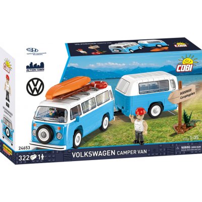 Cobi 24653 Volkswagen Camper Van, 1:35, 322 k, 1 f – Zboží Dáma Cobi 24653 Volkswagen Camper Van, 1:35, 322 k, 1 f – Zboží Dáma