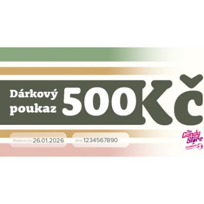 Dárkový Poukaz 500 Kč - online – Zboží Mobilmania