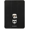 Pouzdro na tablet KLFC11OKCK Karl Lagerfeld and Choupette Head Saffiano pro iPad Pro 11 Black