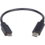 PremiumCord kur31-02 USB 3.1 konektor C/male - USB 2.0 konektor Micro-B/male, 0,2m – Hledejceny.cz