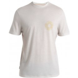 Icebreaker Mens Merino 150 Tech Lite III SS Tee Connection Ecru Heather