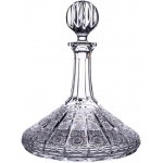 Bohemia Crystal broušená karafa na likér, rum, whisky- bohatý brus Klasik 1000ml – Hledejceny.cz