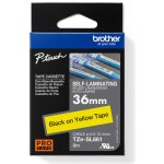 Brother TZE-SL661, žlutá / černá 36mm – Sleviste.cz