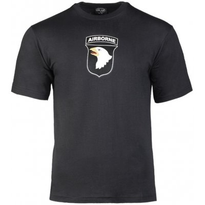 Tričko Mil-Tec krátký rukáv Airborne Black – Sleviste.cz