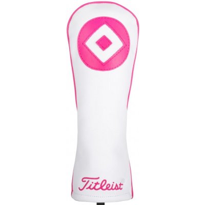 Titleist headcover Leather Pink Out Fairway bílo růžový – Hledejceny.cz