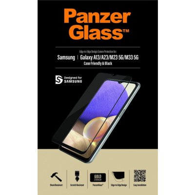 PanzerGlass ochranné sklo Edge-to-Edge pro Samsung Galaxy A13/A23/ M23 5G/M33 5G, černá 7306 – Zboží Živě