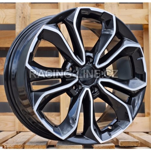 Racing Line B5961 7,5x18 5x114,3 ET45 black polished