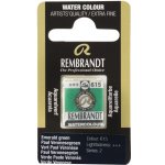 Rembrandt mistrovská akvarelová barva půlpánvička 615 Emerald Green – Zboží Dáma