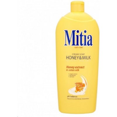 Mitia Honey & Milk tekuté mýdlo 1 l od 47 Kč - Heureka.cz