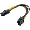 PC kabel AKY AK-CA-07 Adapter PCI Express 6pin-F / 8pin-M 28cm