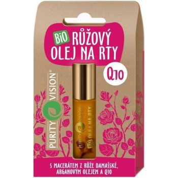 Purity Vision BIO olej na rty z růže 10 ml