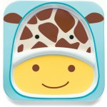 Skip Hop Zoo Talířek melaminový dělený 2v1 Žirafa 6m – Zboží Dáma