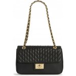 Karl Lagerfeld Paris Agyness Large Shoulder Bag Black Gold – Hledejceny.cz