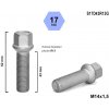 Kolové šrouby a matice Kolový šroub M14x1,5x43 koule R13, klíč 17 S17D43R13G, výška 62 mm