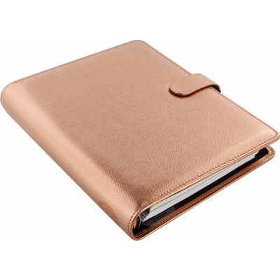 Filofax Saffiano Rose Gold A5 týdenní 2018