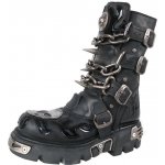 New Rock boty kožené Chain Boots 727-S1 black – Sleviste.cz