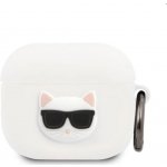Karl Lagerfeld Apple AirPods 3 cover Silicone Choupette KLACA3SILCHWH – Zboží Živě