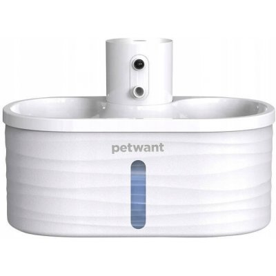 Jídlo s plastovou fontánou PetWant 2,5 l