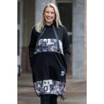 Italy fashion Šaty s kapucí FLAME Kočky – Zboží Dáma