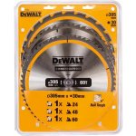 DeWALT DT1964 Sada 3 ks pilových kotoučů 305 × 30 mm – Zboží Mobilmania