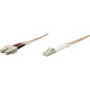 síťový kabel Intellinet 471268 optické vlákno, [1x zástrčka LC - 1x zástrčka SC] 62,5/125 µ Multimode OM1, 2m