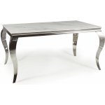 Signal Jídelní stůl Prince II 180 x 90 cm mramor / stříbrná – Zboží Dáma