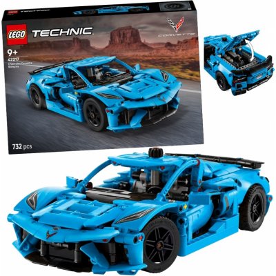 LEGO® Technic 42217 Modré auto Chevrolet Corvette Stingray – Zboží Živě