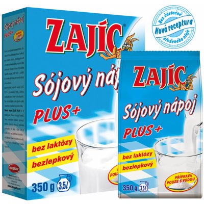 Zajíc Sójový nápoj Plus 350 g – Zbozi.Blesk.cz