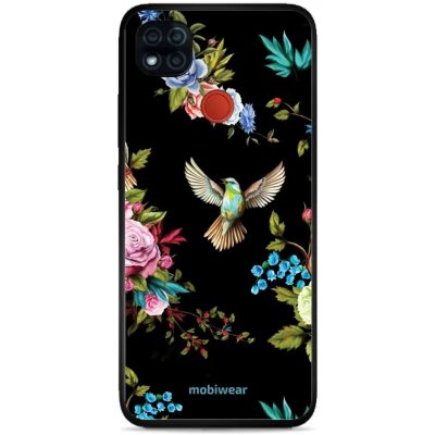Pouzdro Mobiwear Glossy Xiaomi Redmi 9C - G041G - Ptáček a květy