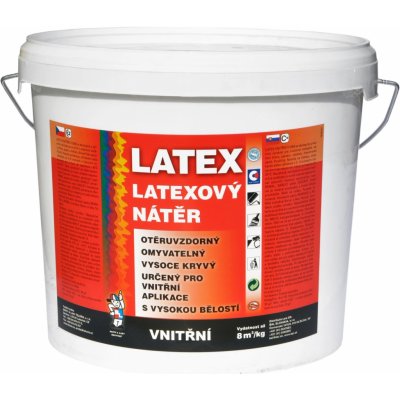 Barvy A Laky Hostivař Teluria V2064 latex vnitřní, bílý, 5 kg