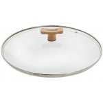De buyer Skleněná poklice s dřevěným úchytem 28cm – Zboží Dáma