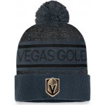 Fanatics Zimní čepice Vegas Golden Knights Authentic Pro Game & Train Cuffed Pom Knit Black-Harvest Gold – Hledejceny.cz