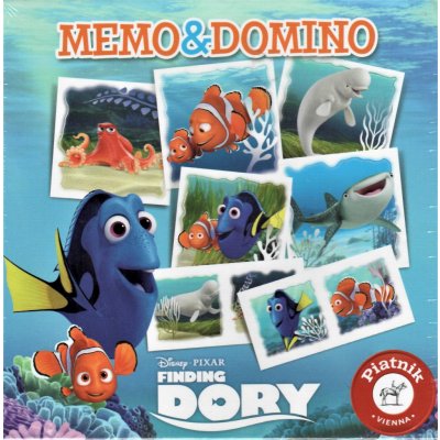 Piatnik Pexeso&Domino: Hledá se Dory WD