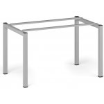 B2B Partner Square 1200 x 600 x 725 mm šedostříbrná – Sleviste.cz