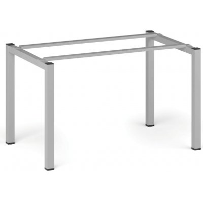 B2B Partner Square 1200 x 600 x 725 mm šedostříbrná – Sleviste.cz