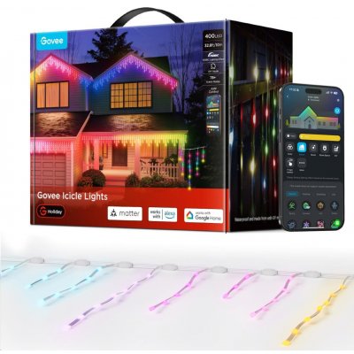 Govee Smart LED rampouchy RGBIC 10m, bílé, Matter B80D13D2 – Hledejceny.cz