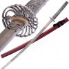 Meč pro bojové sporty Art Gladius Katana Masamune s rytou rukojetí a leptanou čepelí