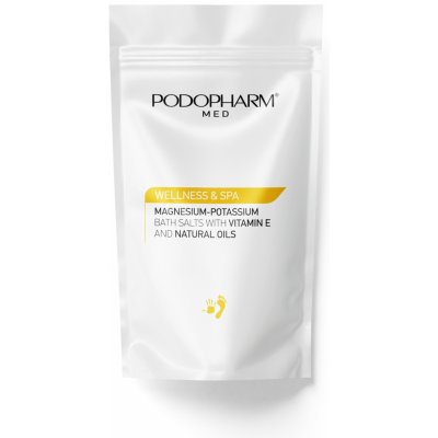 PODOPHARM MED hořčíkovo-draselná koupelová sůl s vit. E a oleji 1400 g – Zboží Mobilmania