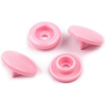 Plastové patentky / stiskací knoflíky vel. 18" Varianta: 3 B18 růžová sv., Balení: 50 sada – Zboží Dáma