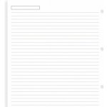 Filofax poznámkový papír linkovaný bílý 20 listů formát A8 – Sleviste.cz