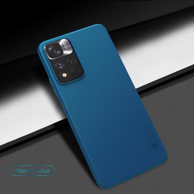 Pouzdro Nillkin Super Frosted Xiaomi Redmi Note 11T 5G / Redmi Note 11S 5G / POCO M4 Pro 5G Peacock modré – Hledejceny.cz