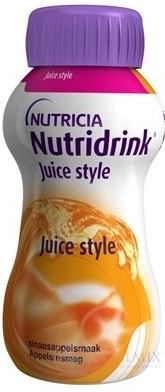 NUTRIDRINK JUICE STYLE S PŘÍCHUTÍ POMERANČOVOU POR SOL 4X200ML