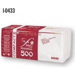Infibra papírové ubrousky 1V 500ks bílá 30x30cm – Zboží Dáma