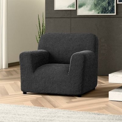 GA.I.CO bielastický potah na křeslo Costina antracit 60 - 110 cm – Zboží Mobilmania