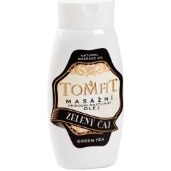 Tomfit přírodní masážní olej zelený čaj 250 ml