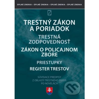 Trestné právo, Policajný zbor - Poradca s.r.o. – Hledejceny.cz