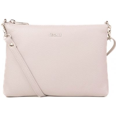 Segali dámska kožená crossbody kabelka A6C blanco roto – Zboží Mobilmania