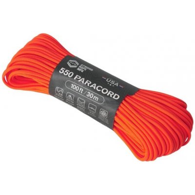 Paracord ATWOOD ROPE 550 Cord 100 ft (30 m) - Orange