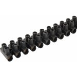 ELEMAN Svorkovnice instalační EKL 1 S, 12x1,5÷6mm2, T80, PP, černá, povrch. upr. ocel 1040 – HobbyKompas.cz