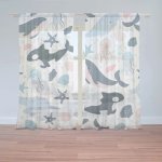Záclony Dětský mořský svět: 2 ks - 150x250 cm - Sablio – Hledejceny.cz